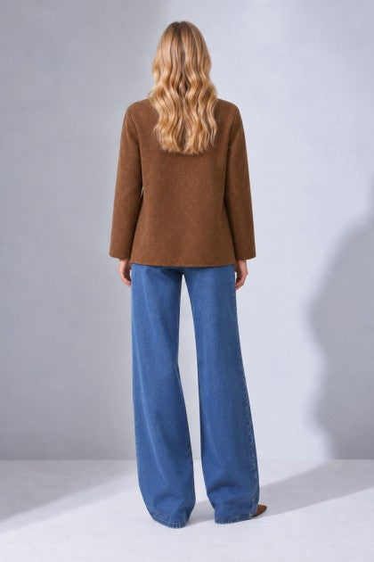 CHAQUETA CON EFECTO ANTELINA