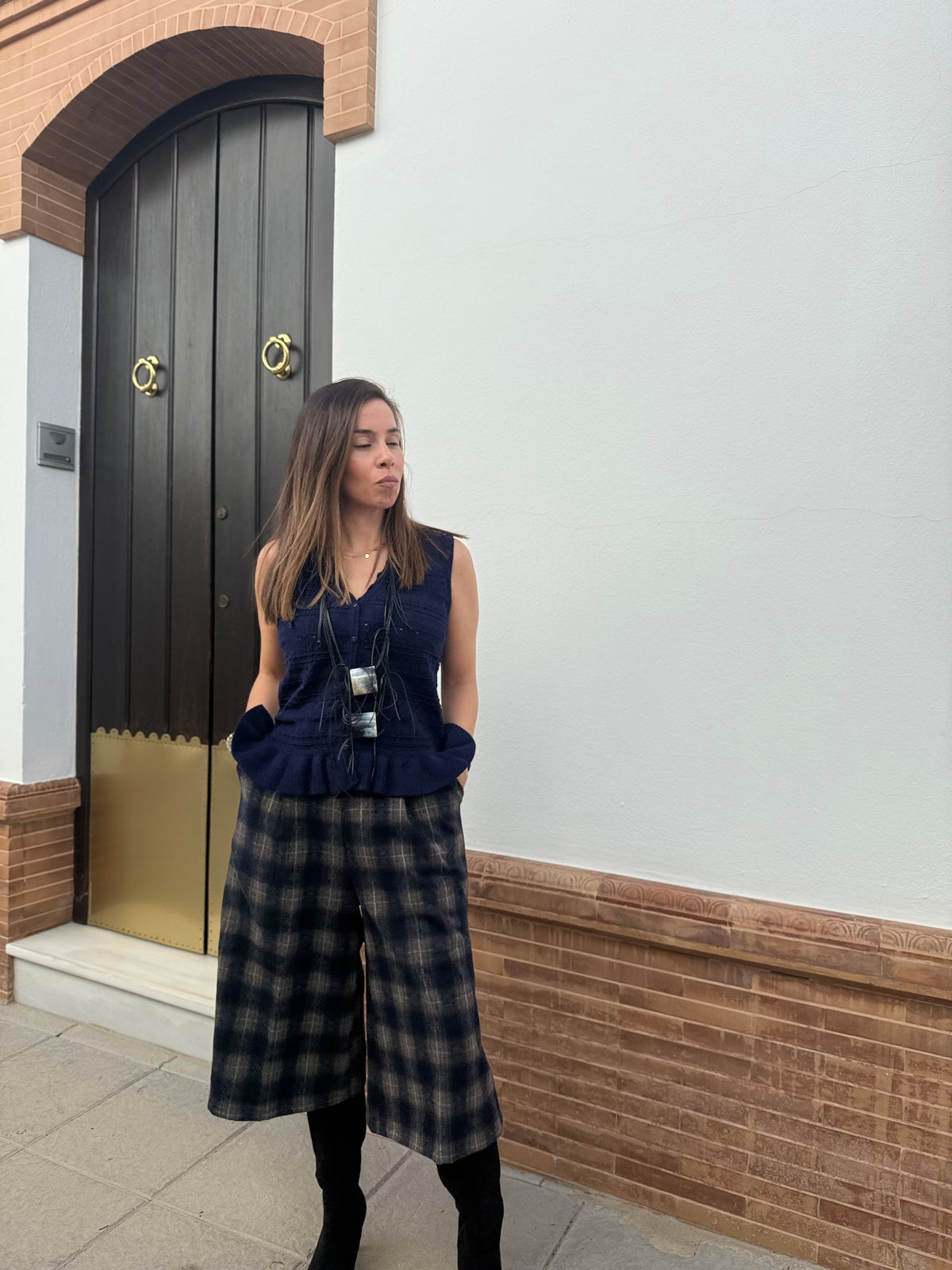 PANTALON CUADROS OTOÑO