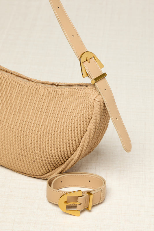 BOLSO MEDIALUNA BEIGE