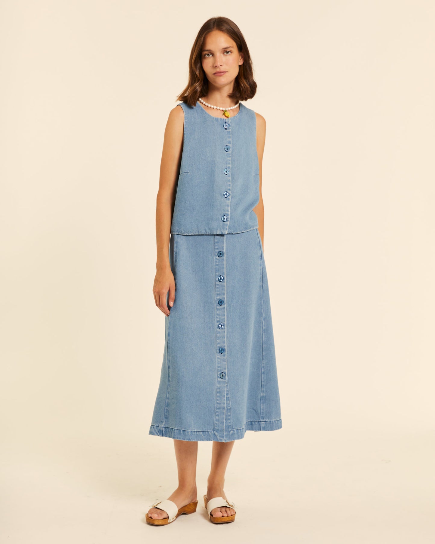 CHALECO TIRANTES DENIM