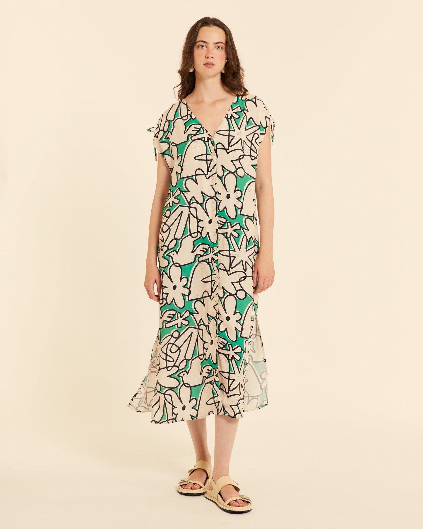 VESTIDO ABOTONADO KUBISTE