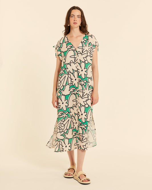VESTIDO ABOTONADO KUBISTE