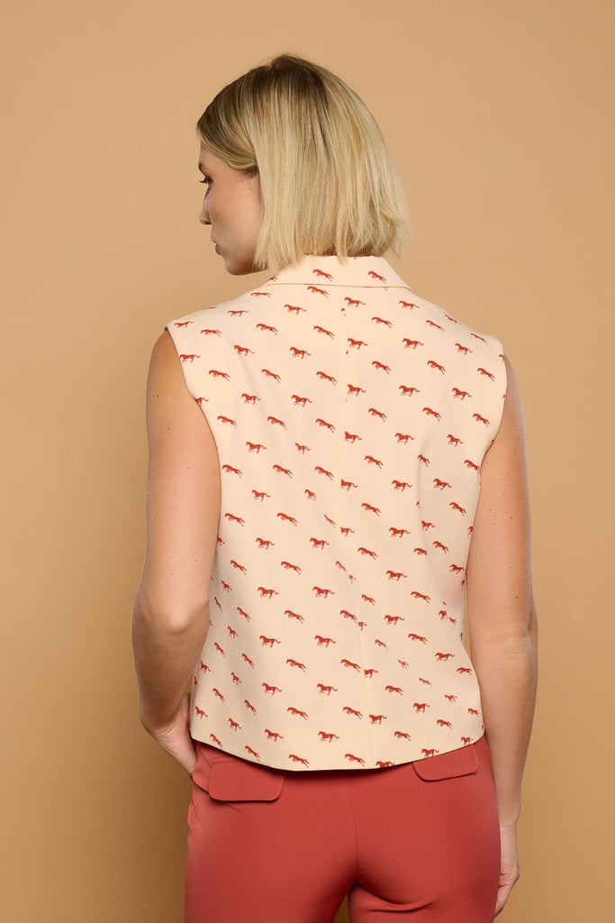 CHALEQUILLO TEJA VEST