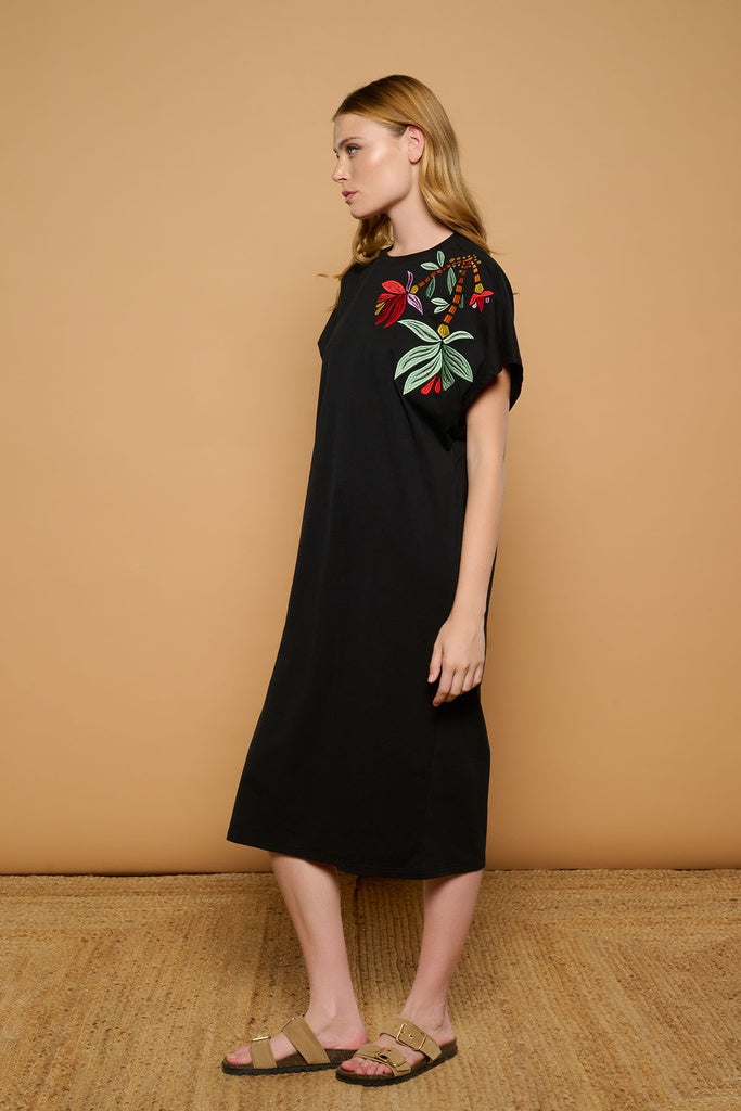 VESTIDO BLACK BOHO DRESS