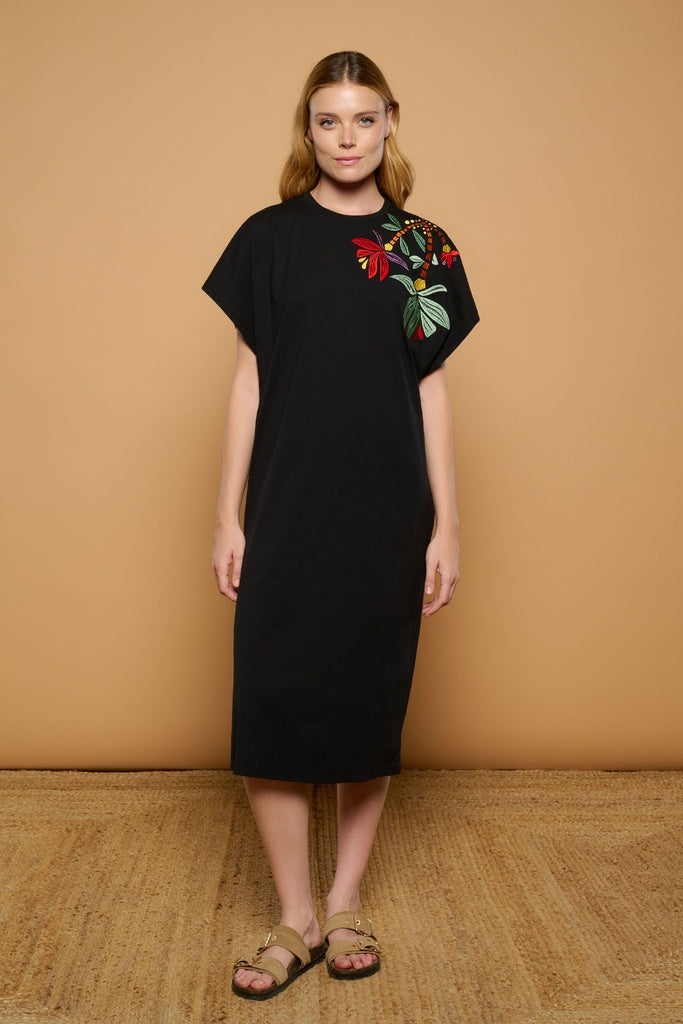 VESTIDO BLACK BOHO DRESS