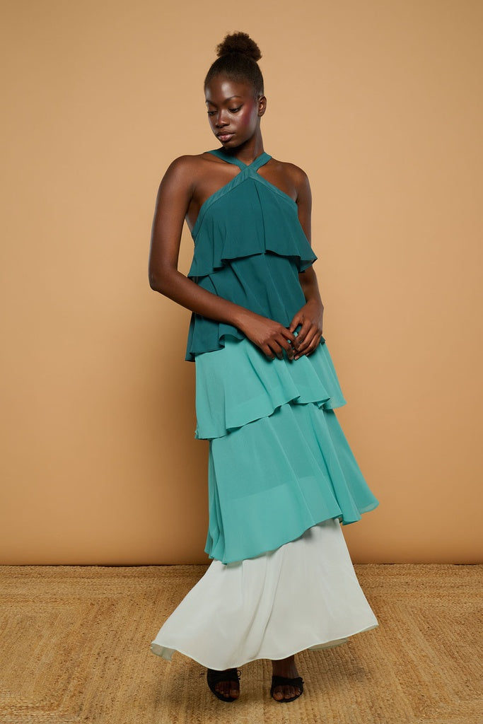 VESTIDO GREEN MOON DRESS