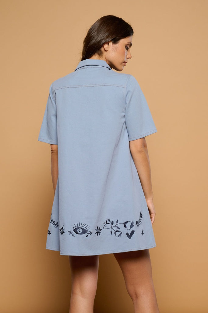 VESTIDO BLUE CALA DRESS
