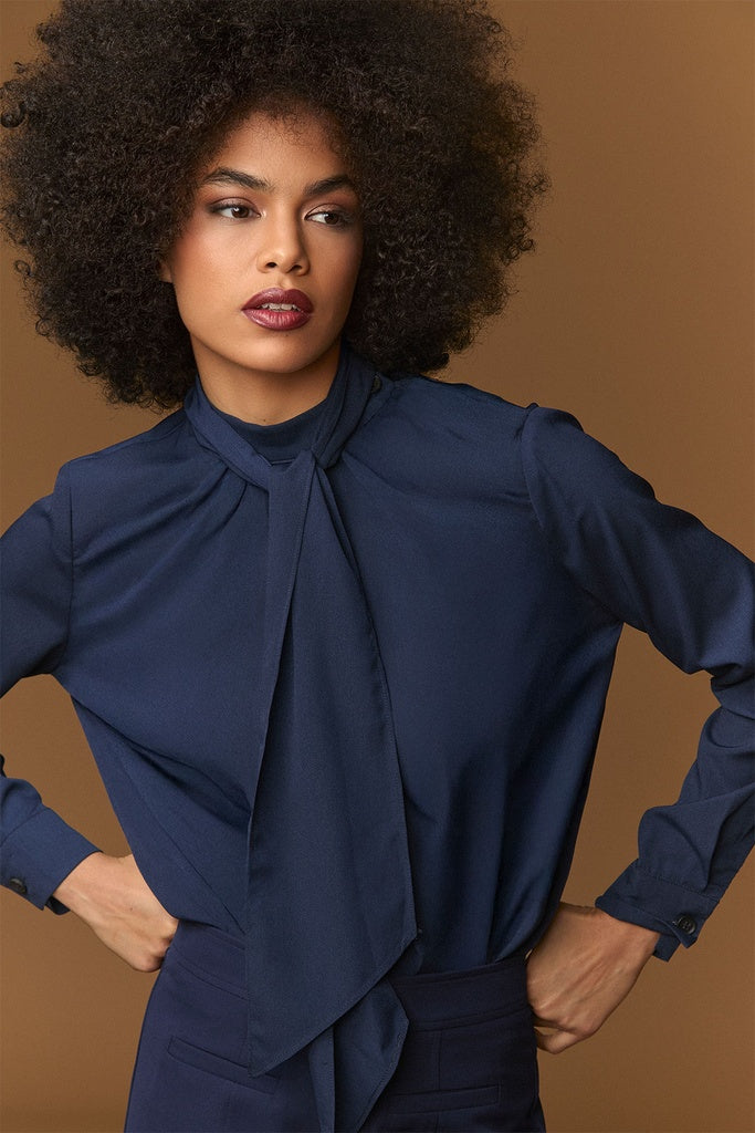 BLUSA BLUE ZEBRA TOP