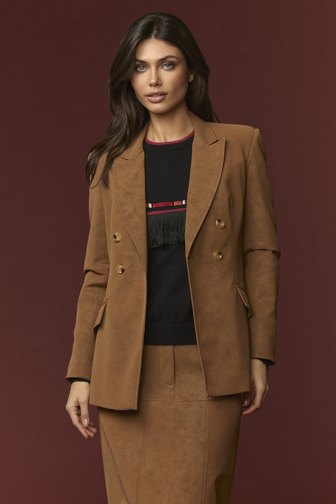 AMERICANA ANTELINA FOX JACKET CAMEL