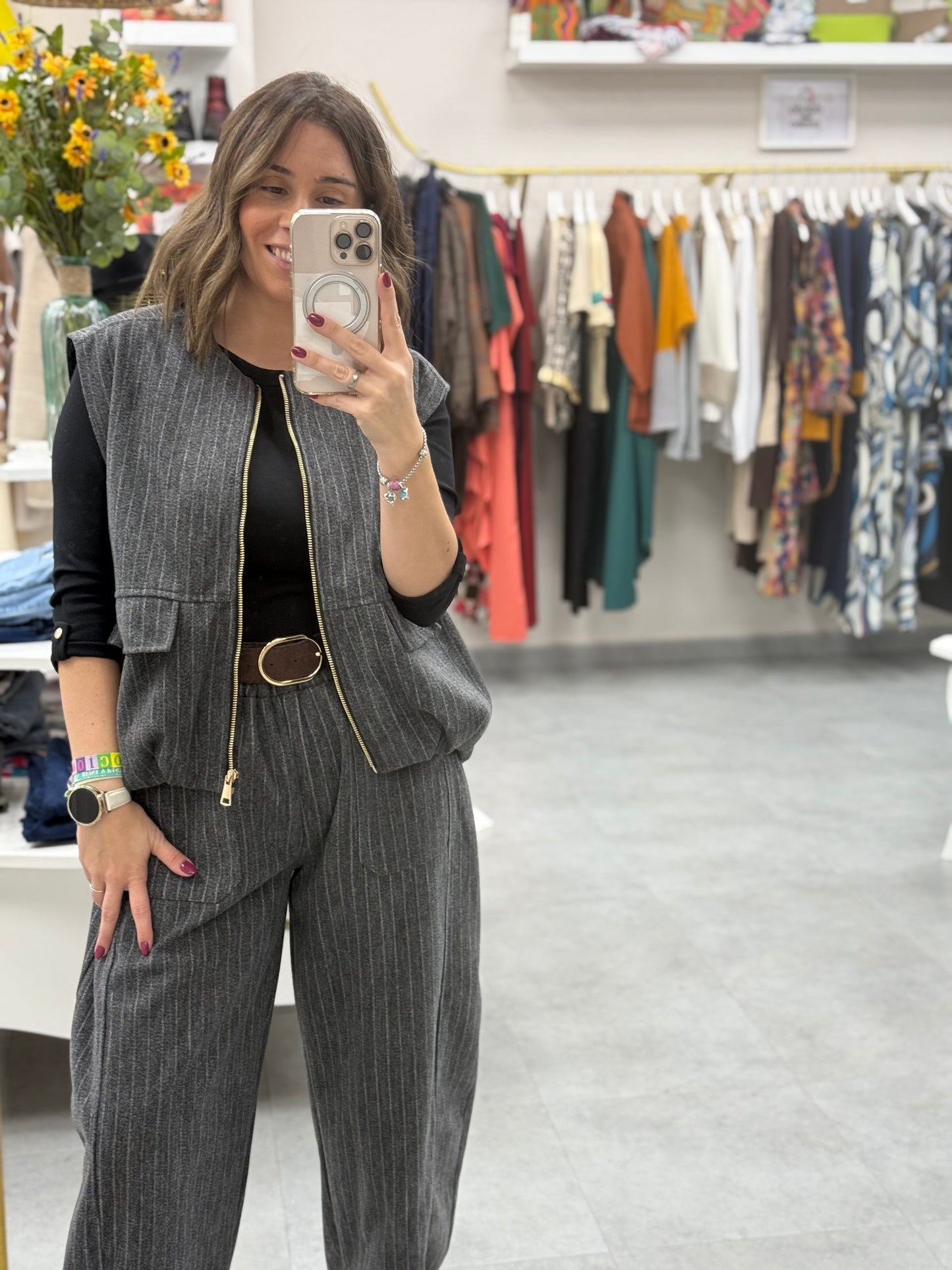 PANTALÓN DIPLOMÁTICO CoN CINTURÓN