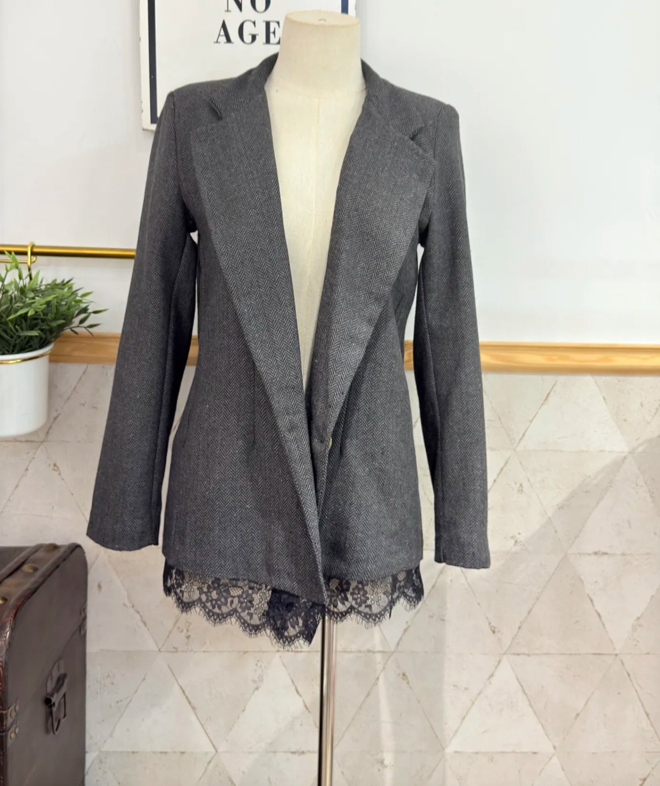 AMERICANA PATA GALLO ENCAJES