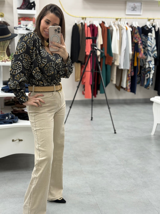 PANTALON VAQUERO LEWISS BEIGE