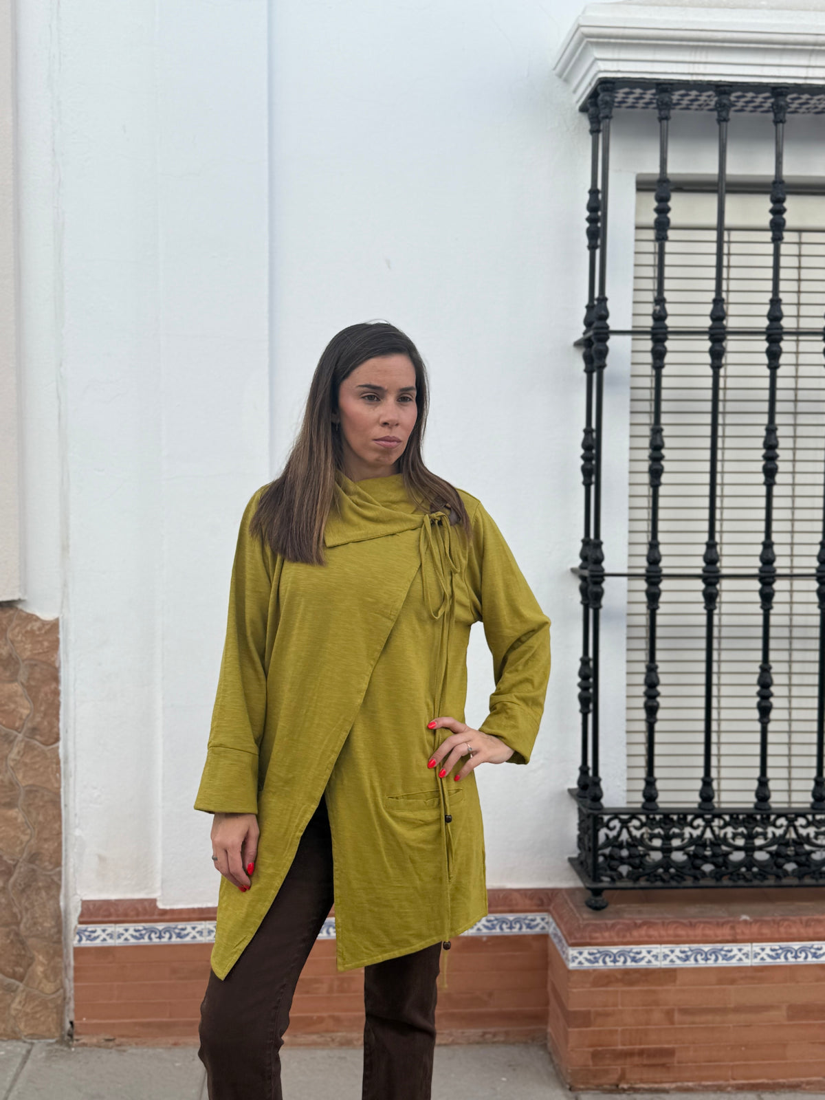 CHAQUETA BOTON LIRA COLECCIÓN BAMBU ULLASA
