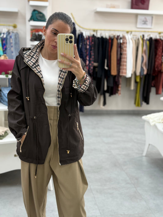 PARKA REVERSIBLE CUADROS VICHI