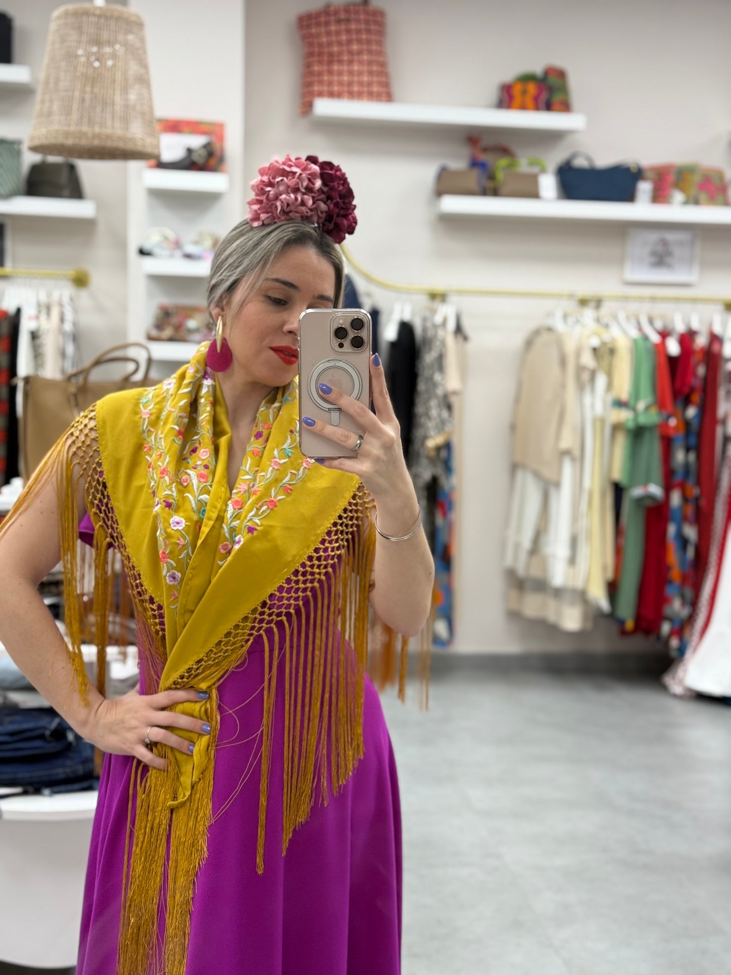 BATA FLAMENCA BUGANVILLA