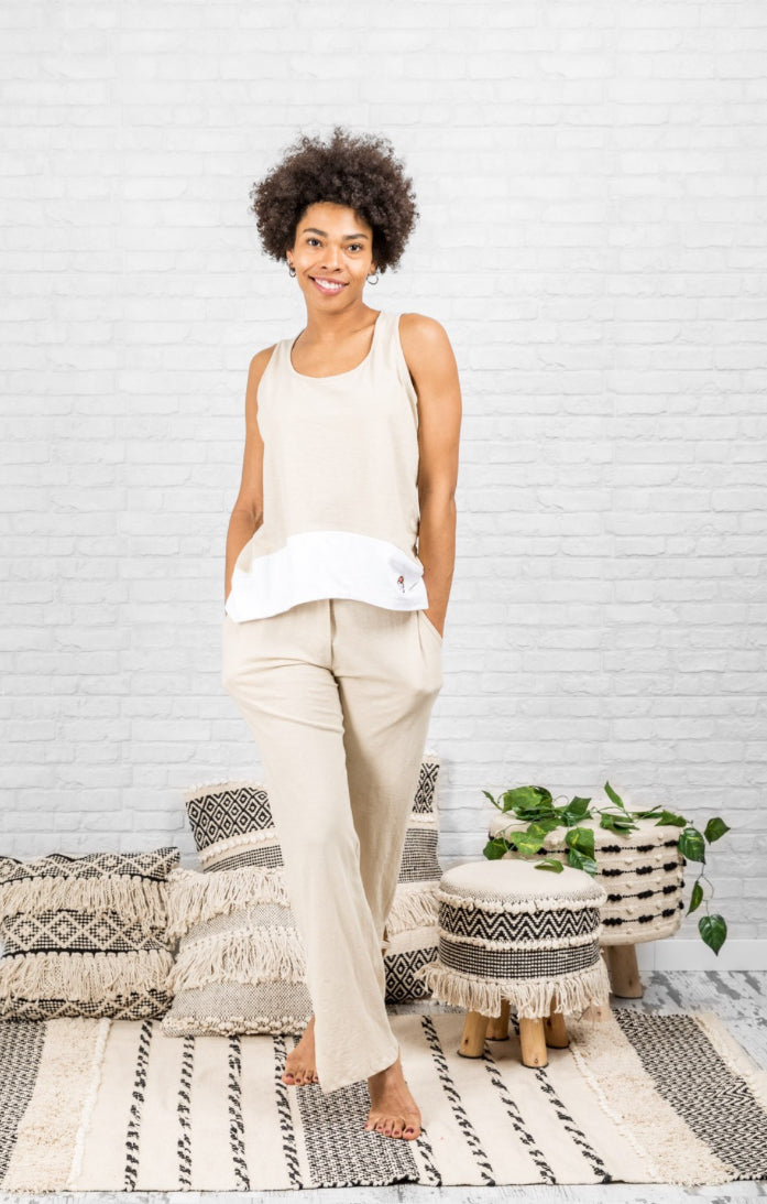 TOP PATRI BEIGE ALMA