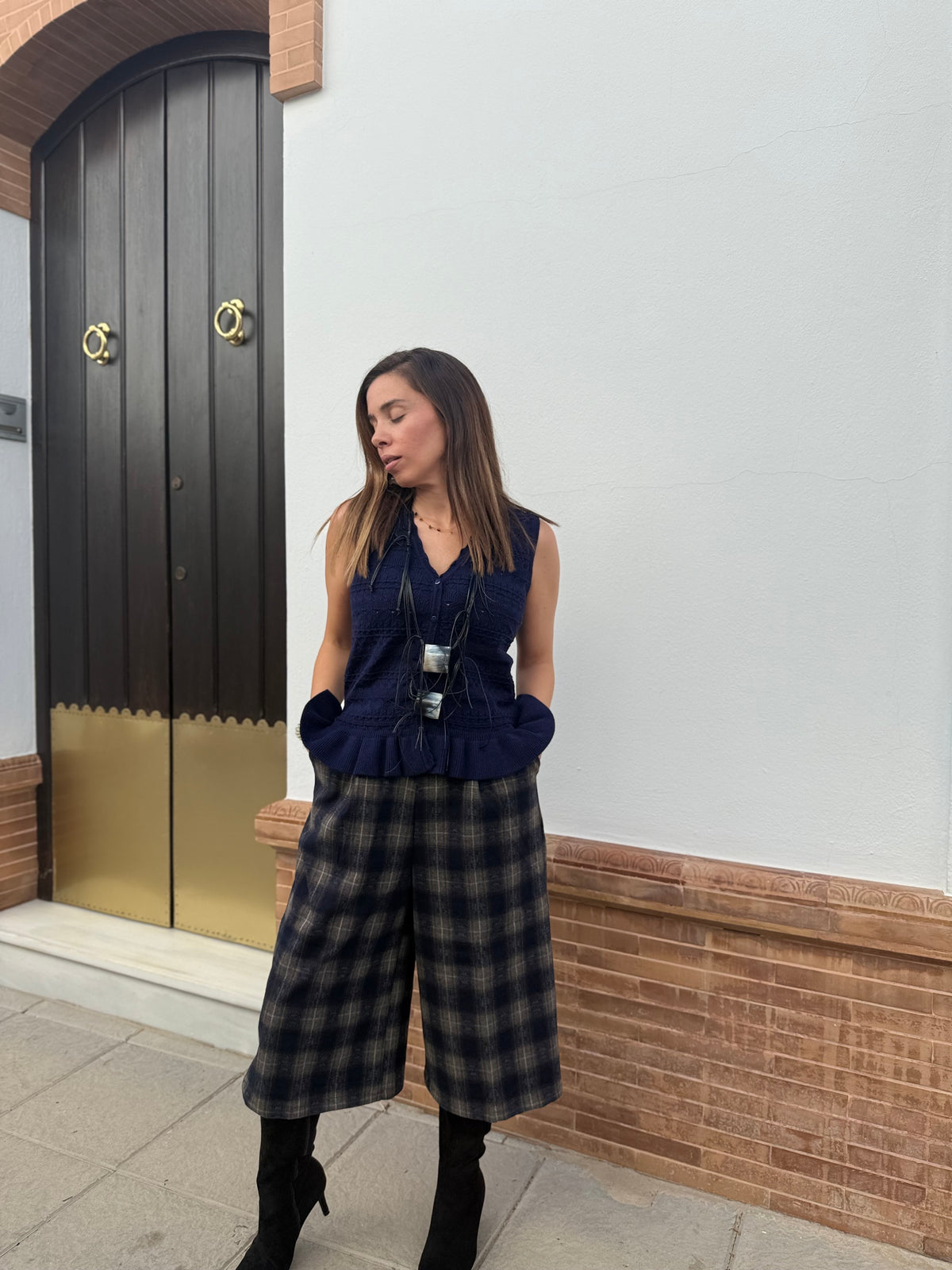 PANTALON CUADROS OTOÑO