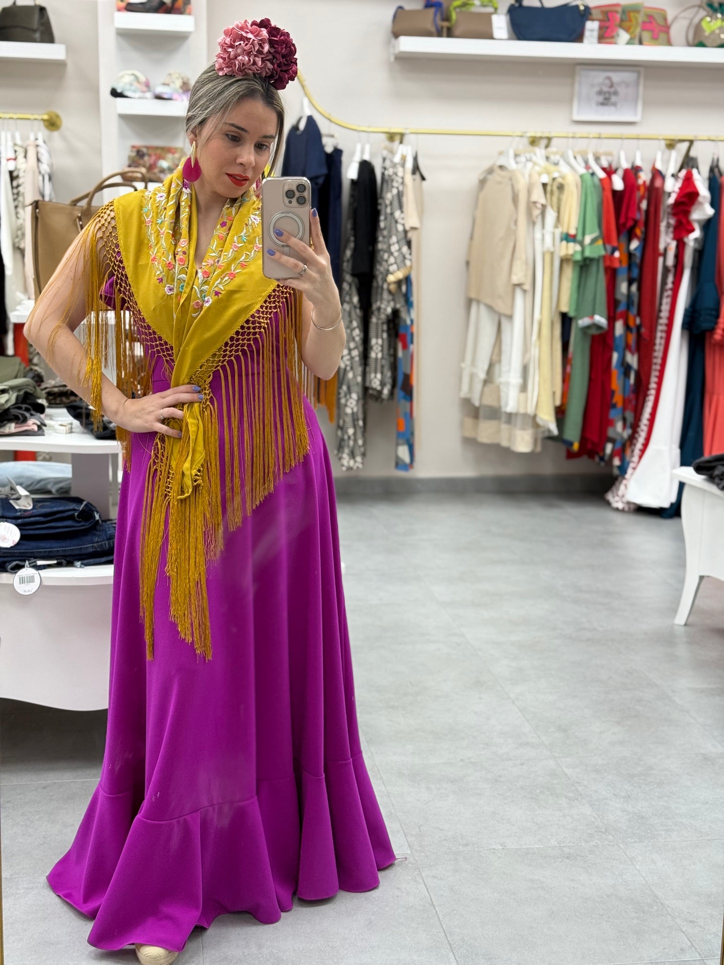 BATA FLAMENCA BUGANVILLA
