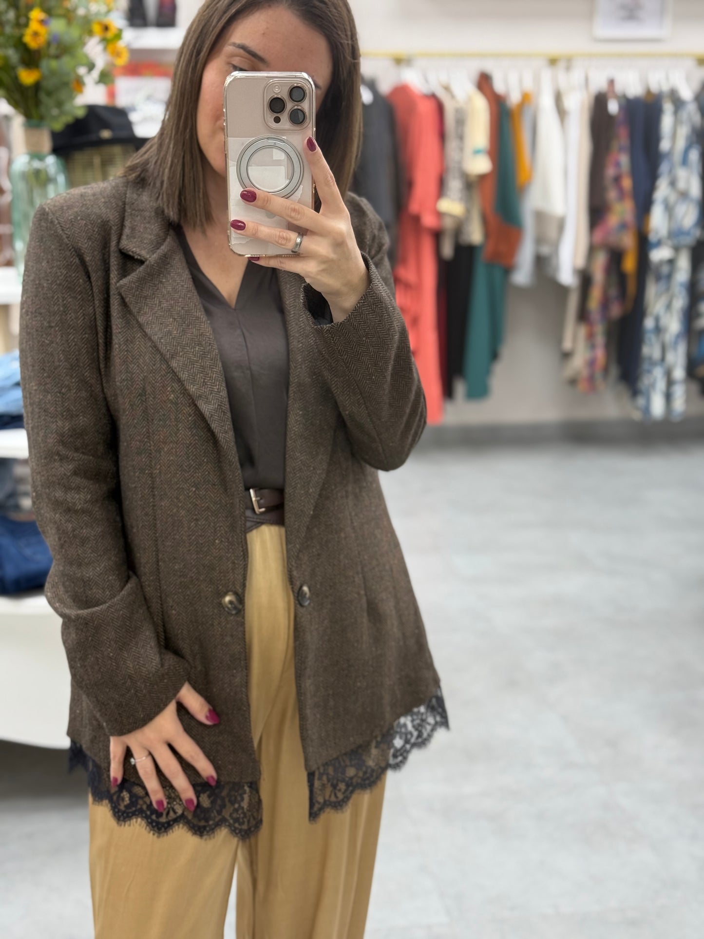 AMERICANA PATA GALLO ENCAJES