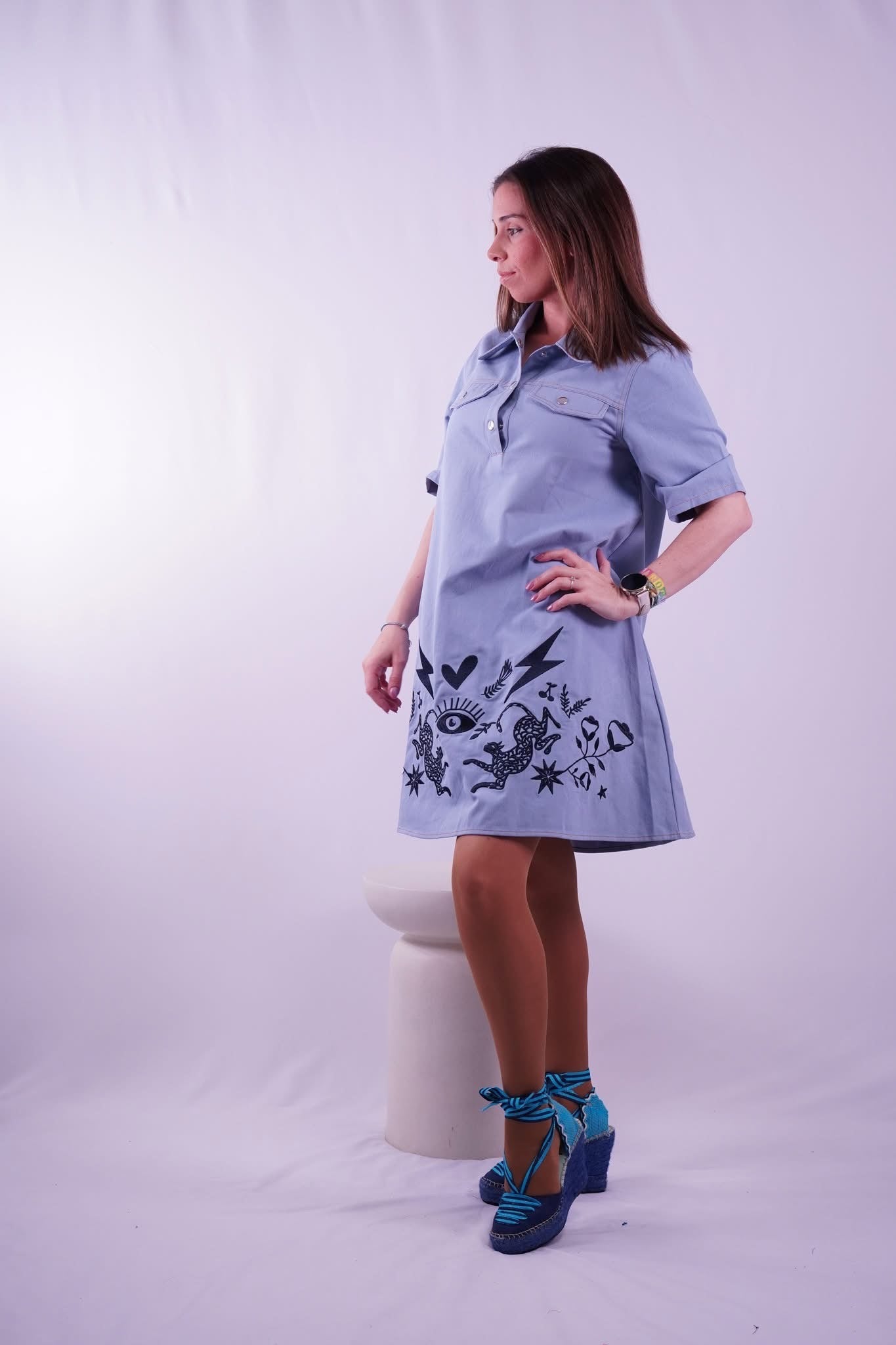 VESTIDO BLUE CALA DRESS
