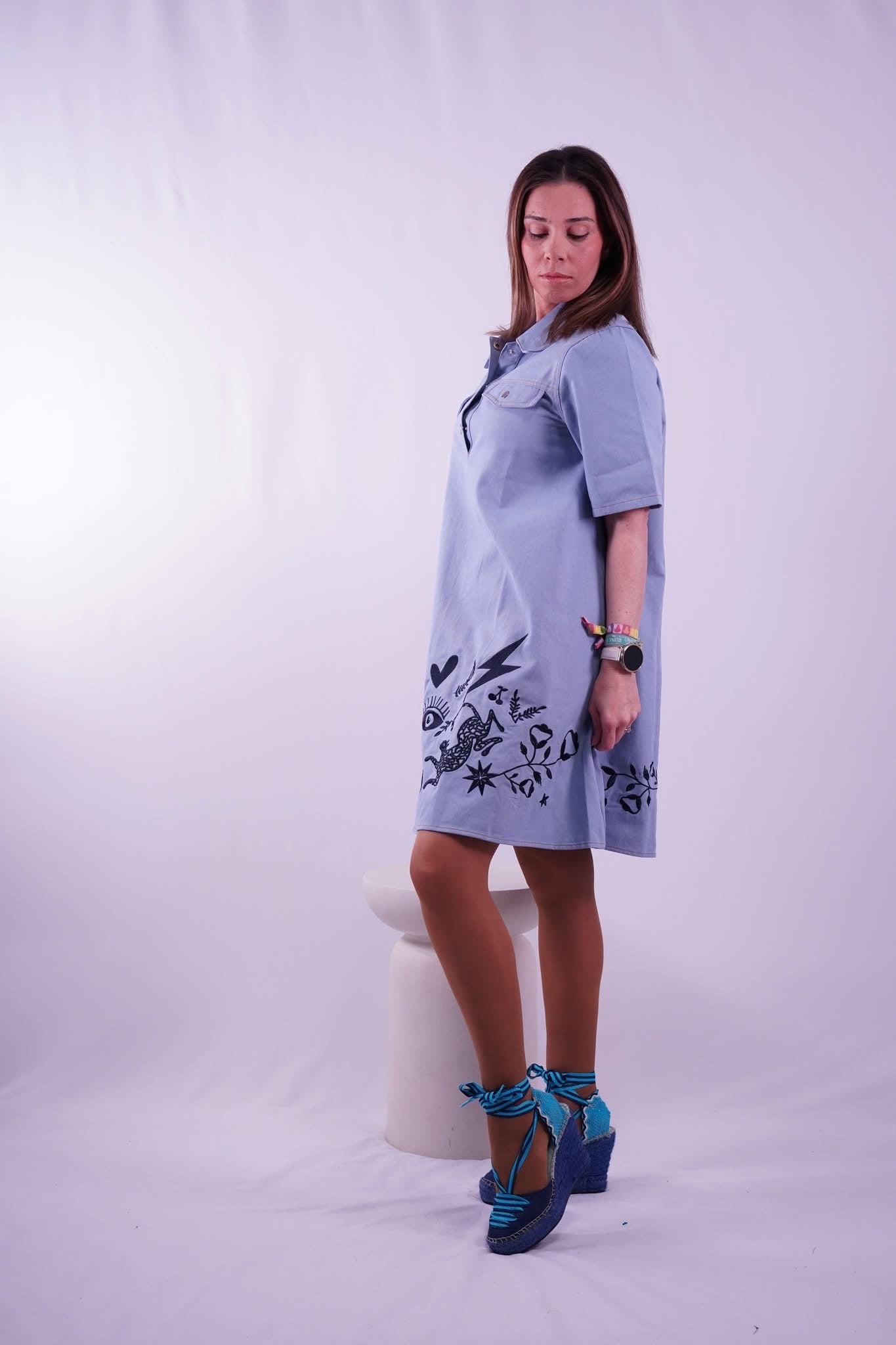 VESTIDO BLUE CALA DRESS