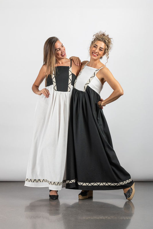 VESTIDO LARGO TIRANTES NEFERTARI