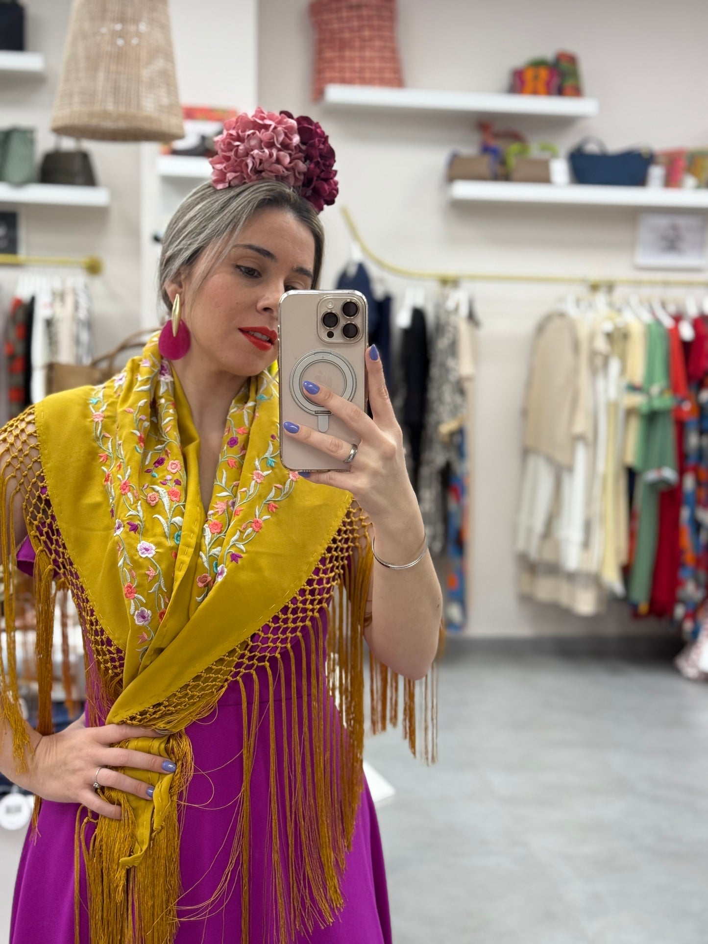 BATA FLAMENCA BUGANVILLA