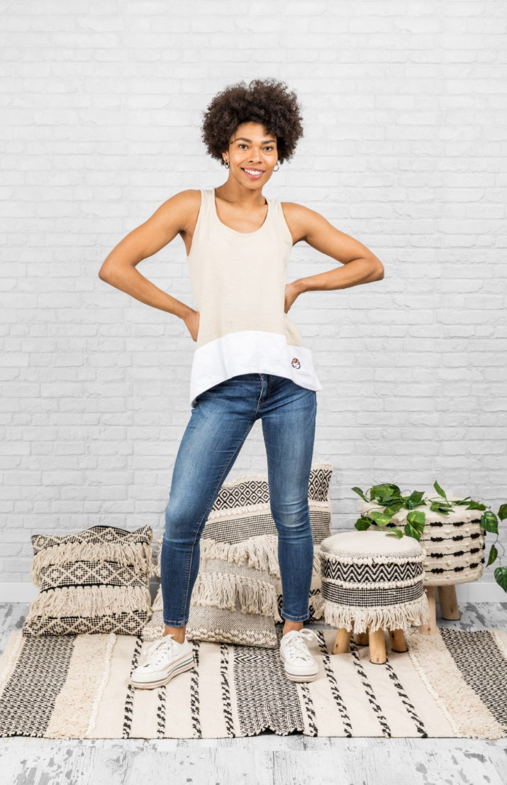 TOP PATRI BEIGE ALMA