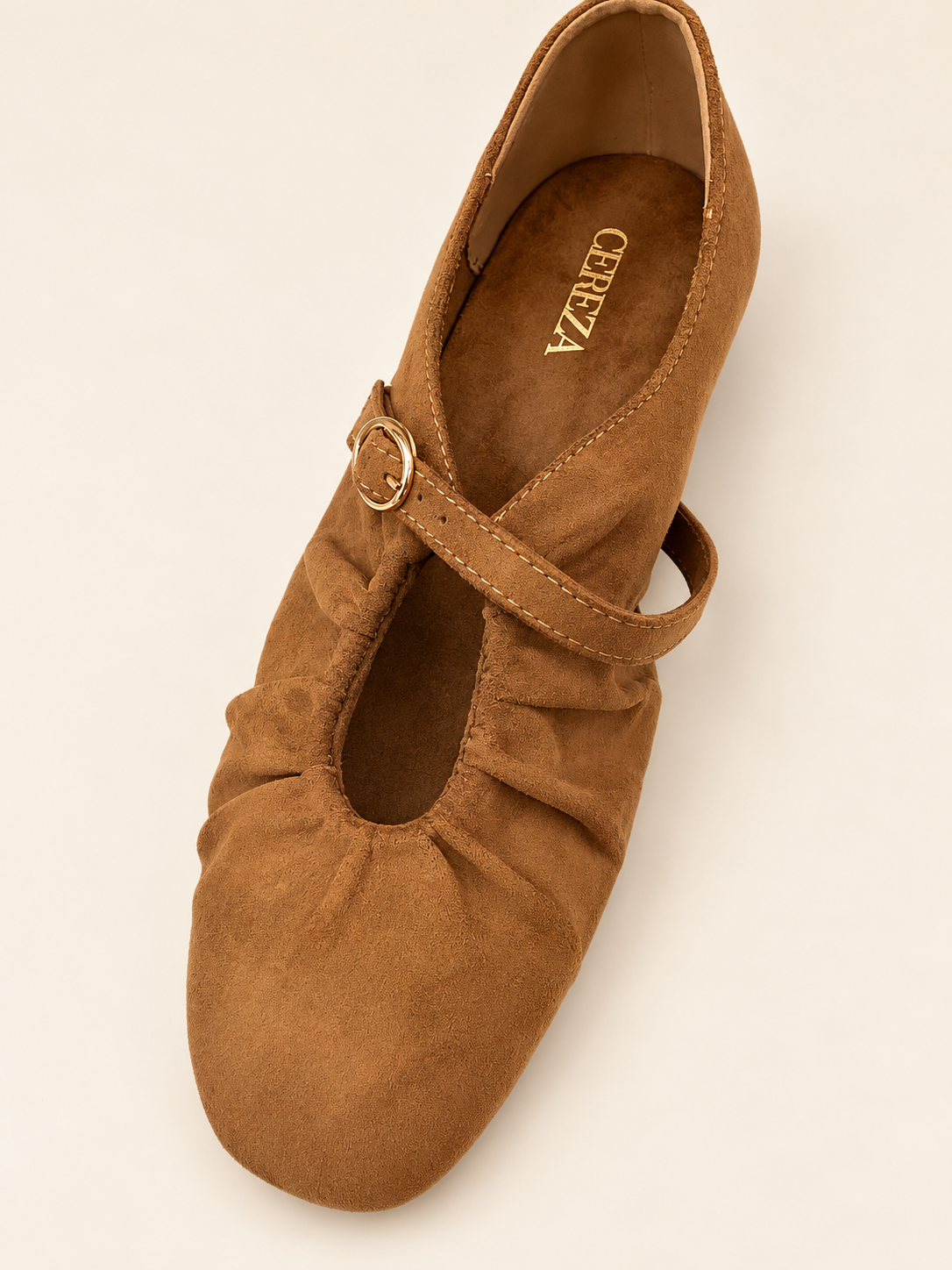MANOLETINA BAILARINA COLOR COGNAC