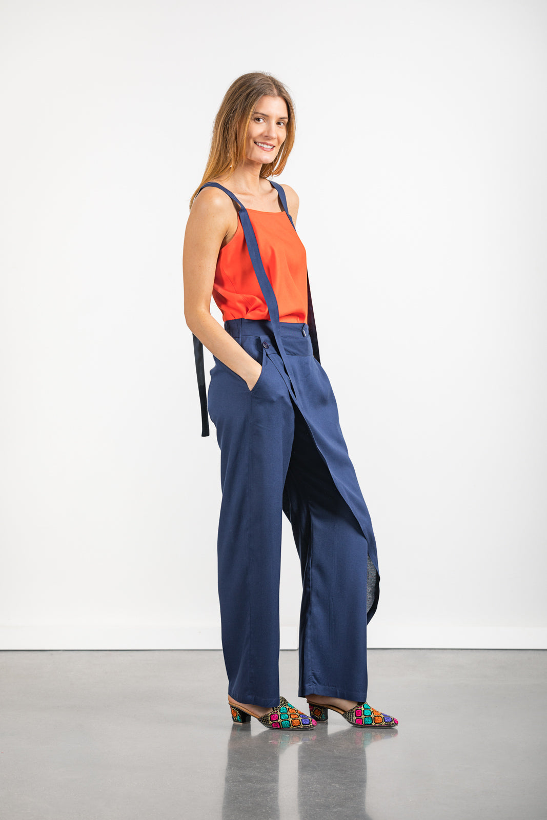 PANTALON FAUVEU AZUL MARINO DELAUNAY DIVAS