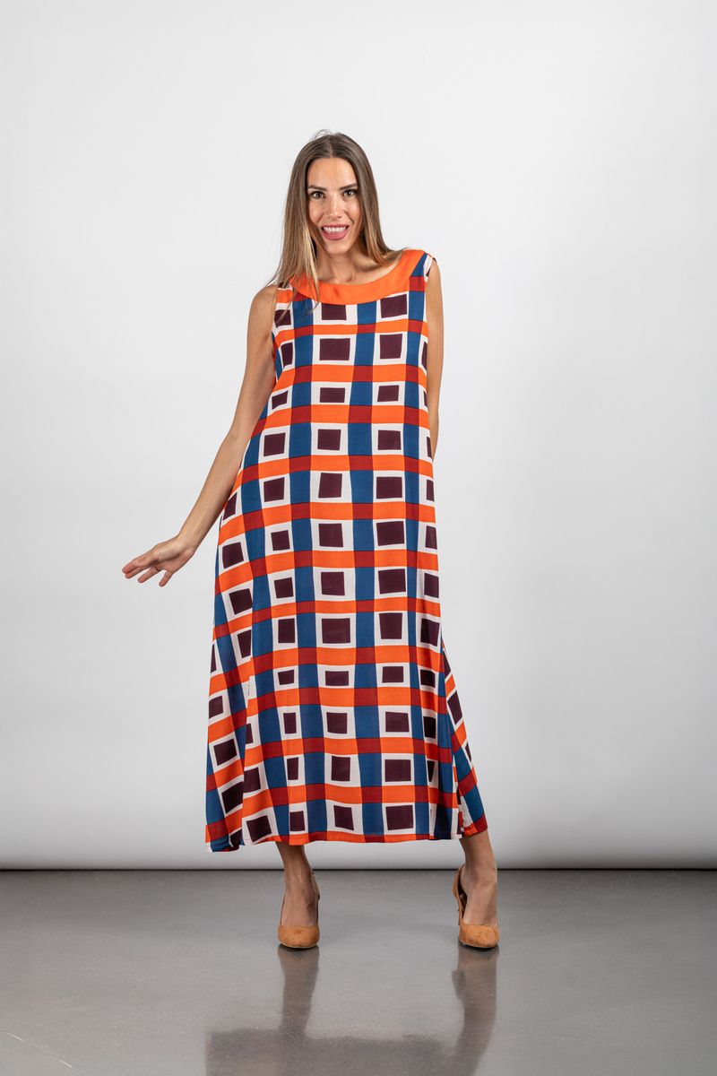 VESTIDO TRAPECIO MINERVA