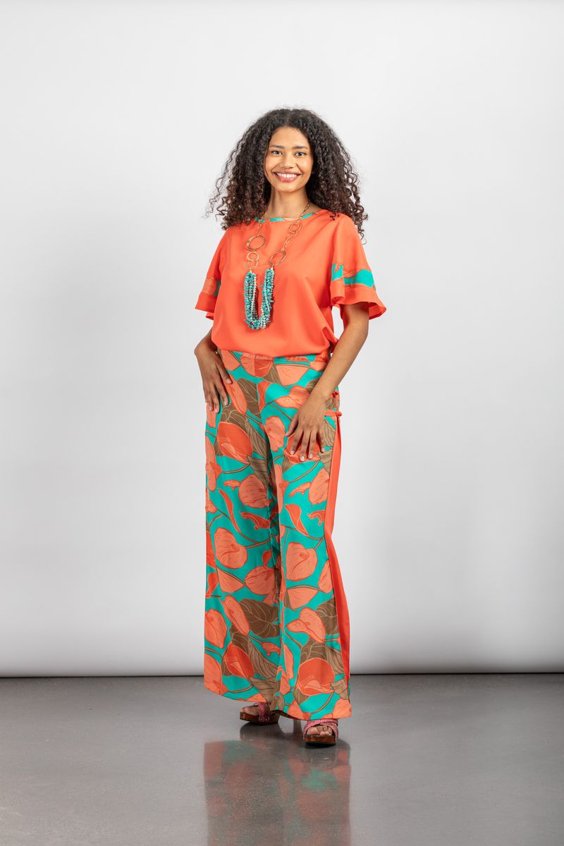 PANTALONES PLUMS CORAL OKEEFFE