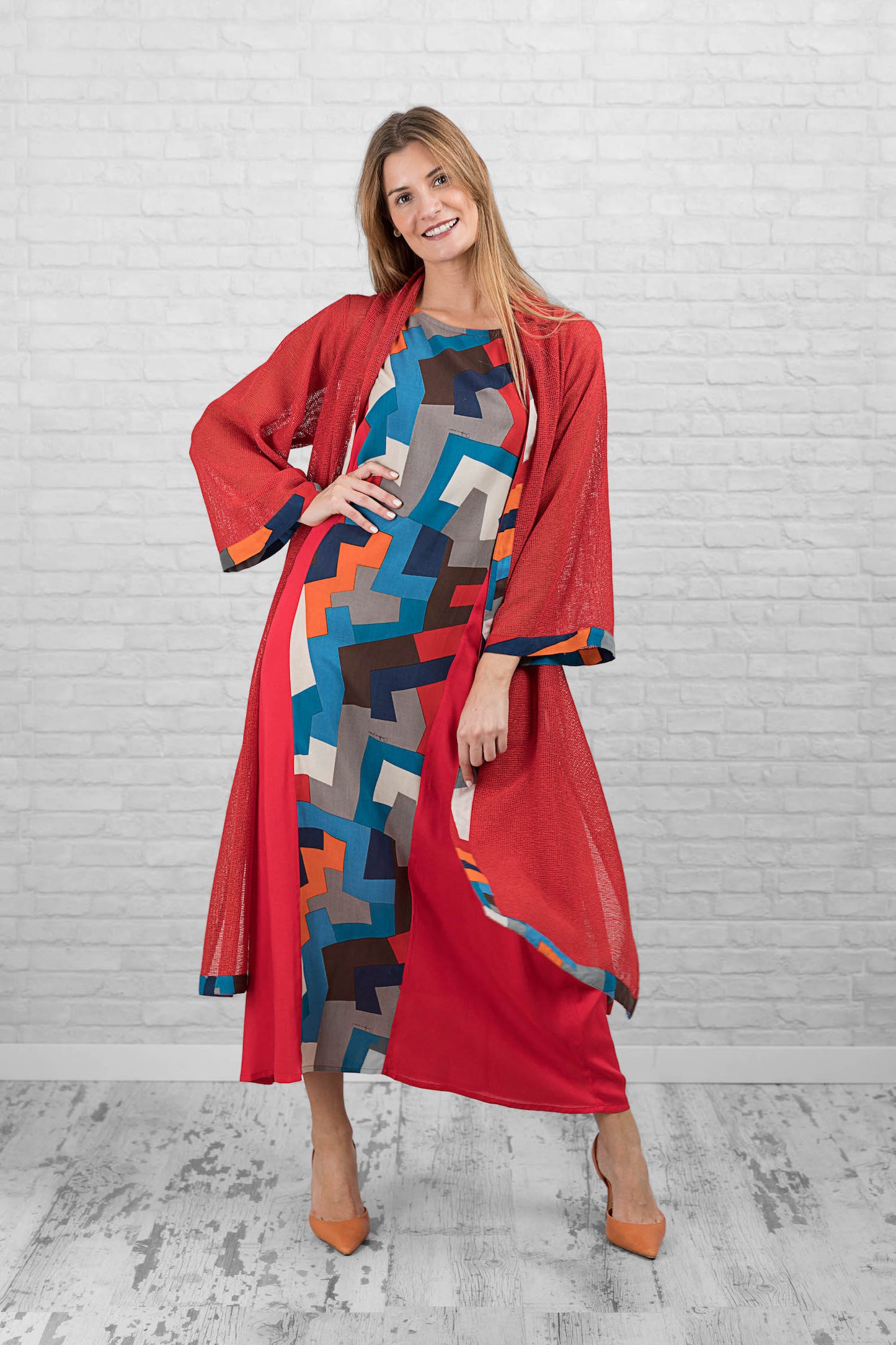 KIMONO YUTE ROJO TETRIX