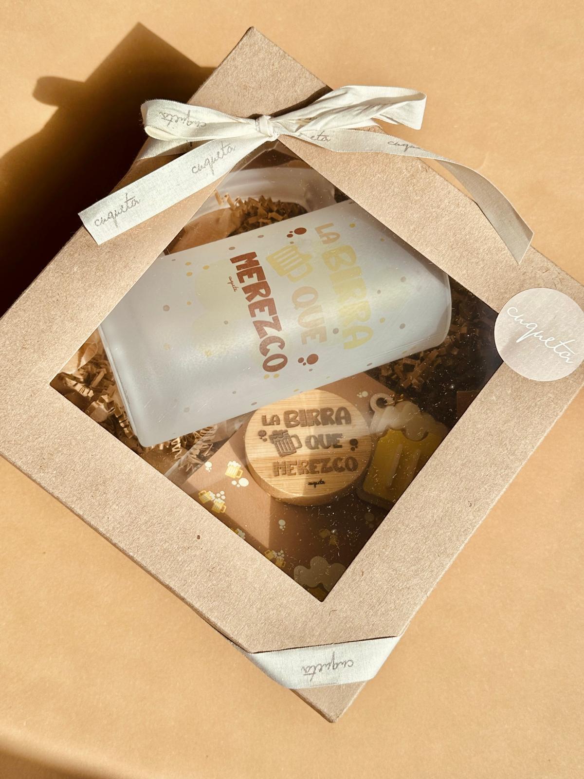 BOX CERVEZA: JARRA+ABRIDOR+LLAVERO