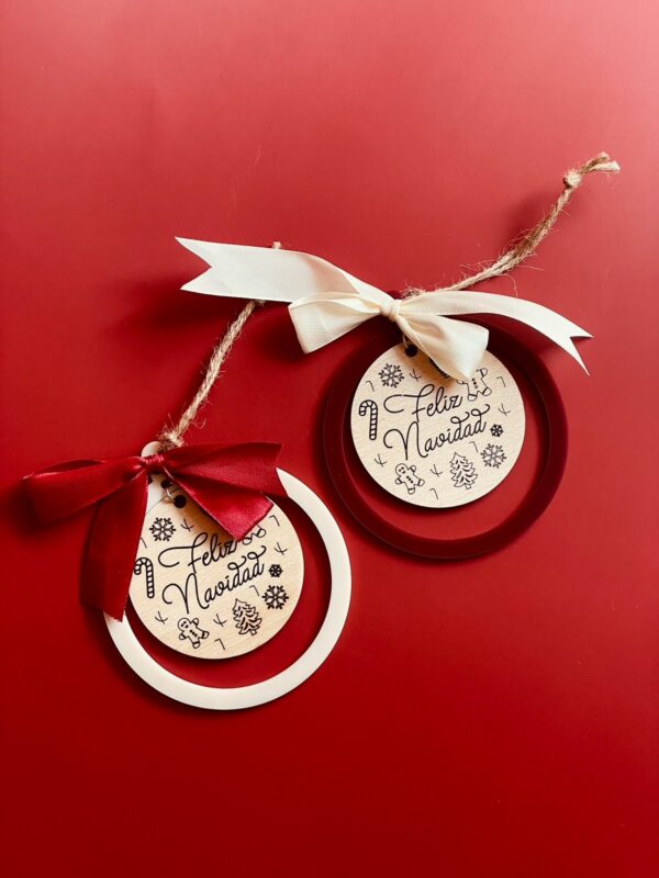 PACK 2 BOLAS NAVIDADEÑAS